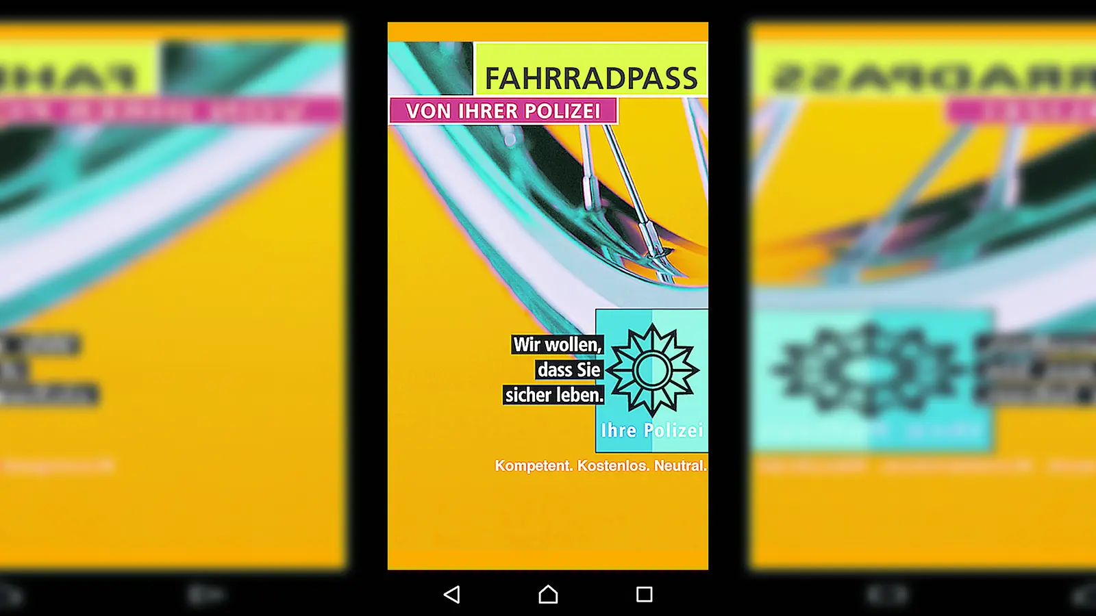 Mit der kostenfreien Fahrradpass-App der Polizei kann man sein Fahrrad problemlos registrieren lassen. (Foto: Polizei)