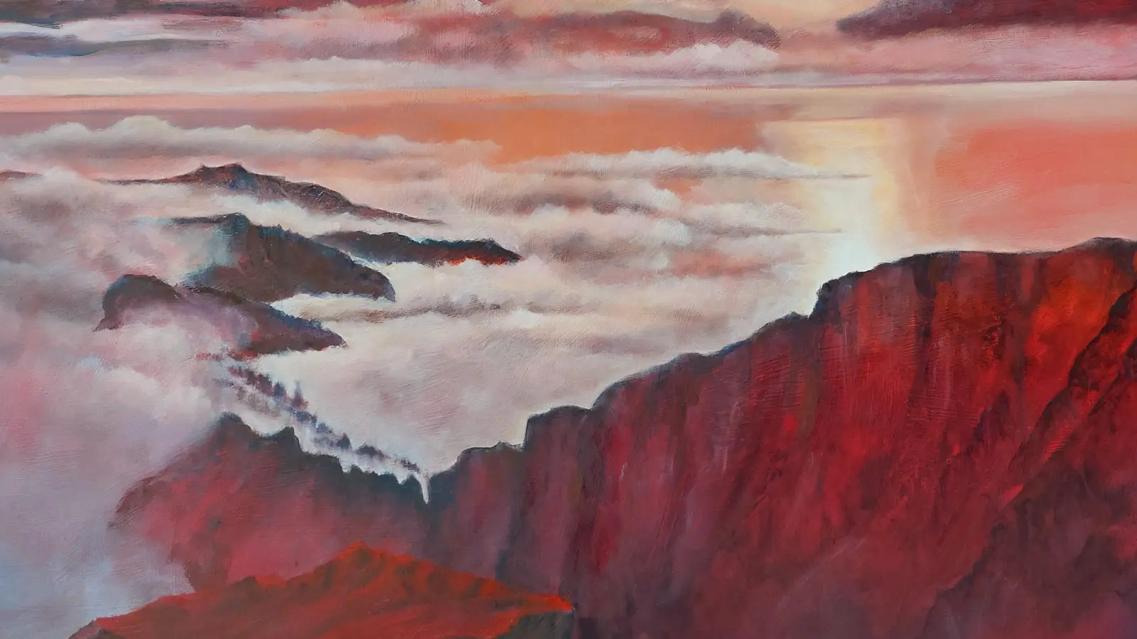 Dierk Schwender begann seine künstlerische Ausbildung 1975. Er malt überwiegend mit Öl. (Bild: Dierk Schwender)