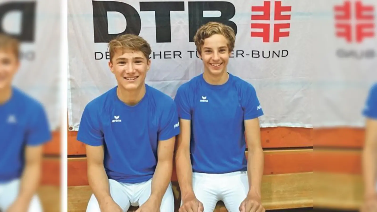 Bei den Deutschen Mehrkampfmeisterschaften in Bruchsal am Start: Stefan Wiedemann (links) und Tim Schneider vom TSV Unterföhring.	 (Foto: Verein)