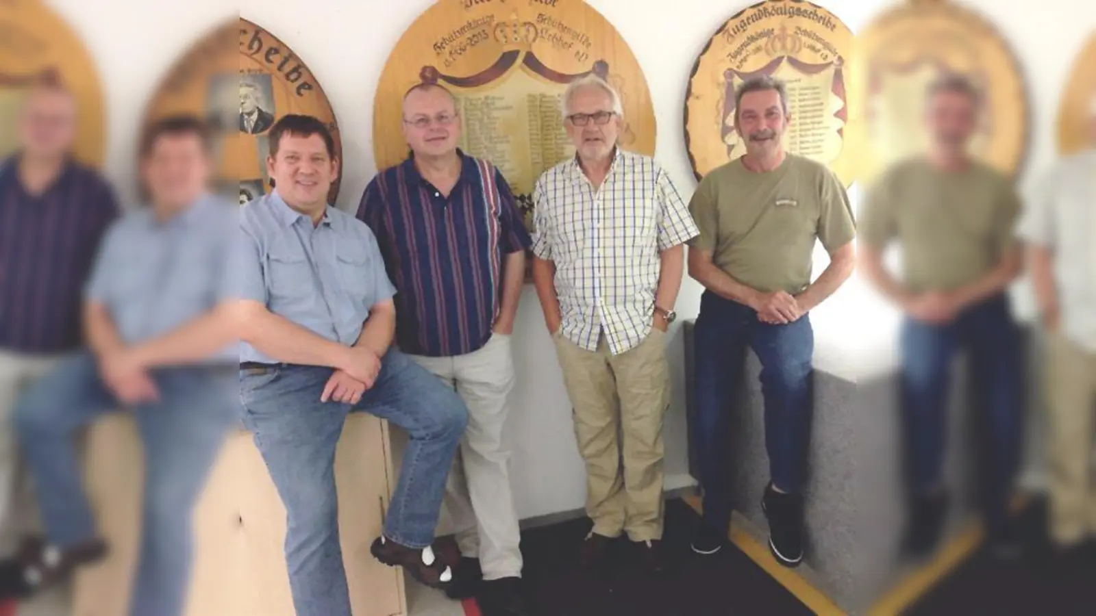  Glücklich auch mit dem Zweiten Platz ist die Sportpistolenmannschaft.	 (Foto: VA)