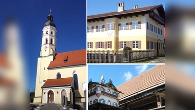 Die Pfarrkirche von St. Michael bildet den Ausgangspunkt eines schützenswerten Ensembles, ebenso wie das Heimatmuseum in der Holzkirchner Straße in Arget.	 (Fotos: hw)