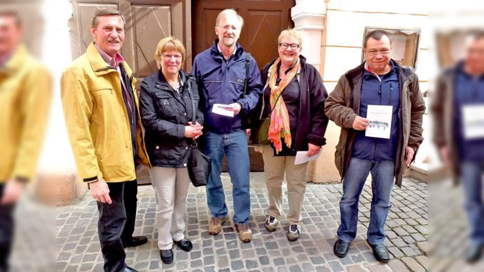 Siegfried Tschauder, Irene Tschauder, Peter Göttler, Evi Schmitt und Christian Tumpach (v. l.).	 (Foto: Verein)