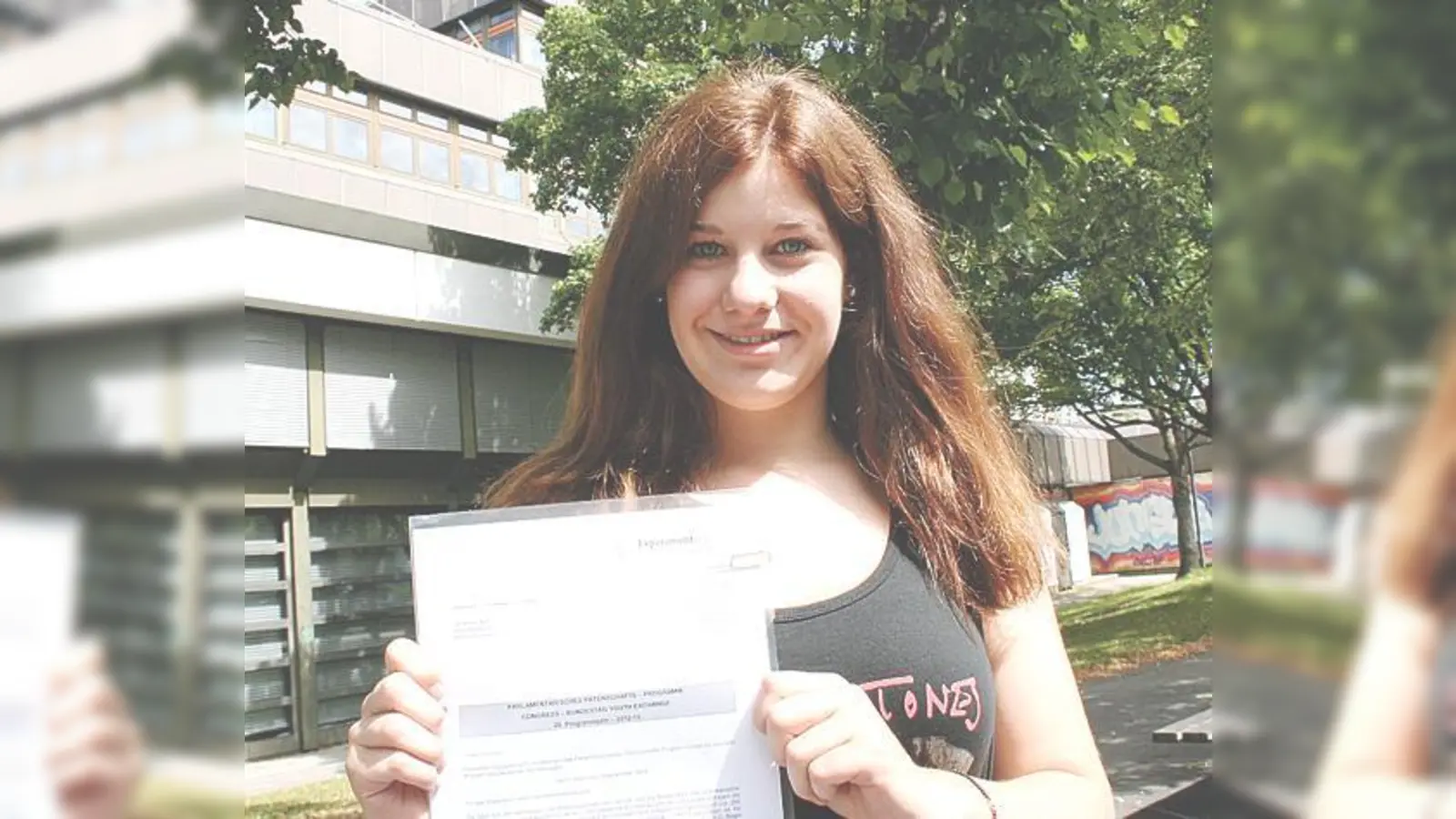 Die Moosacher Schülerin Johanna Kahl bricht am Donnerstag zu einem einjährigen Bundestags-Stipendium in den USA auf.  	 (Foto: ws)