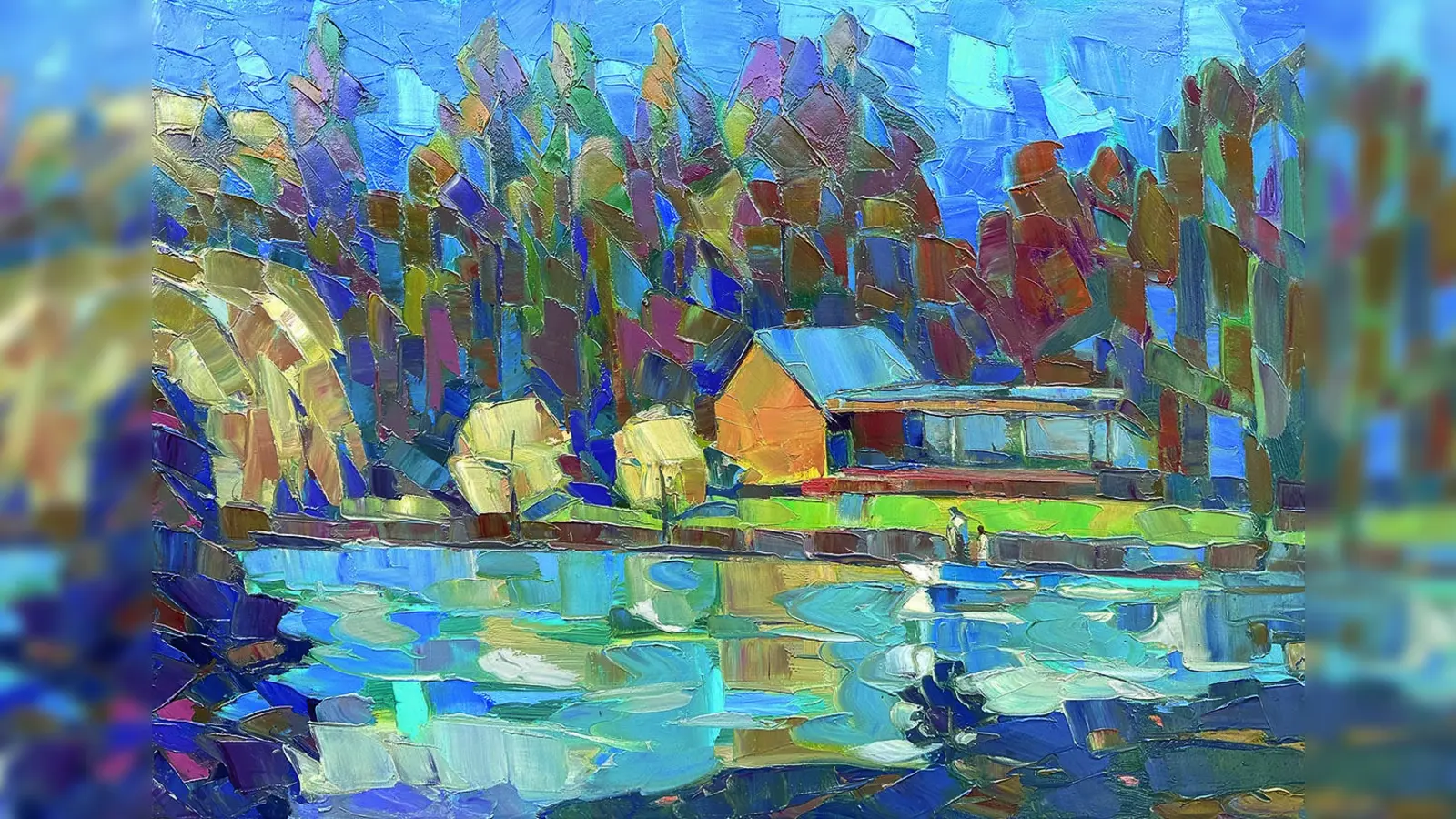 Zu den ausgewählten Werken, die ab diesem Samstag im Künstlerhaus gezeigt werden, gehört von Viktor Knack das Bild „Sonniger Tag”. (Foto: Viktor Knack)