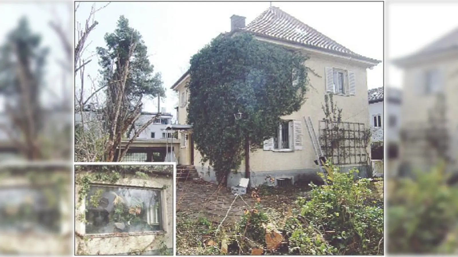 Die marode Villa in der Delpstraße 12: Hier lebte einst Eva Braun, die heimliche Geliebte Adolf Hitlers. Wird das Haus nun bald abgerissen?	 (Fotos: hgb)