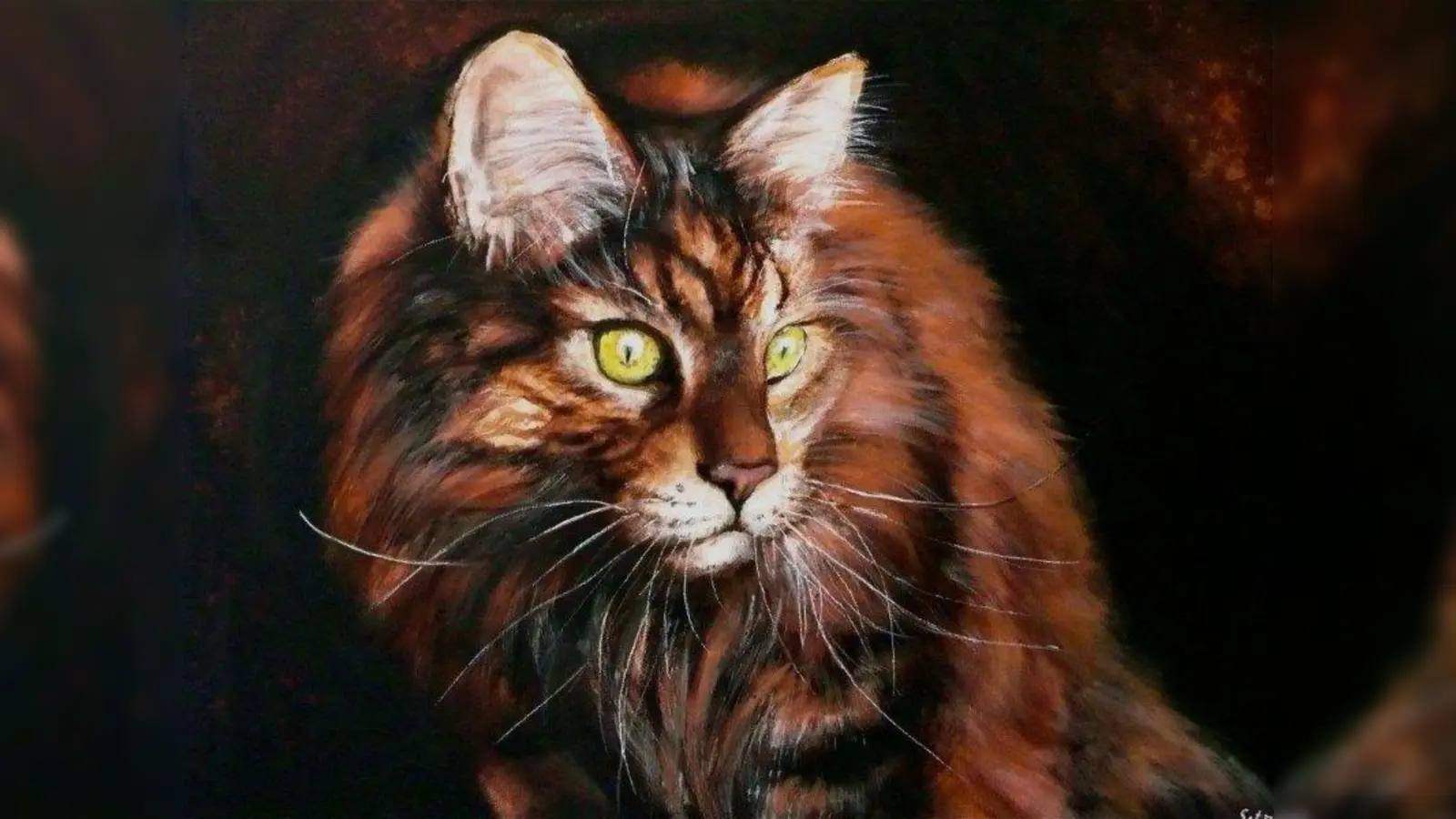 Als Highlight wird auch ein Gemälde der Künstlerin Andrea Setz. (Foto: Tierschutzverein München)