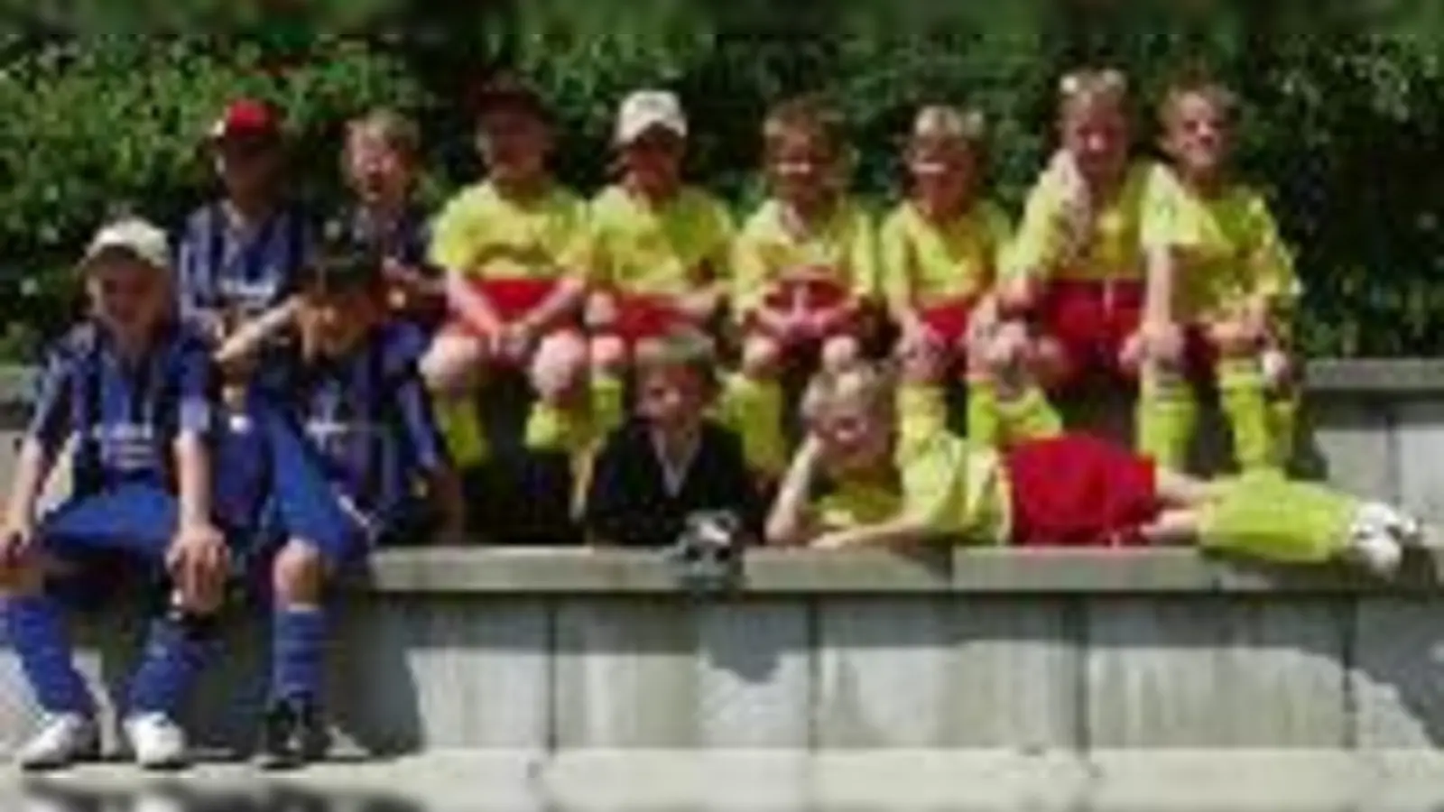 Kleine ganz groß beim Zwergerlturnier in Kirchheim.	 (Foto: FC Aschheim)