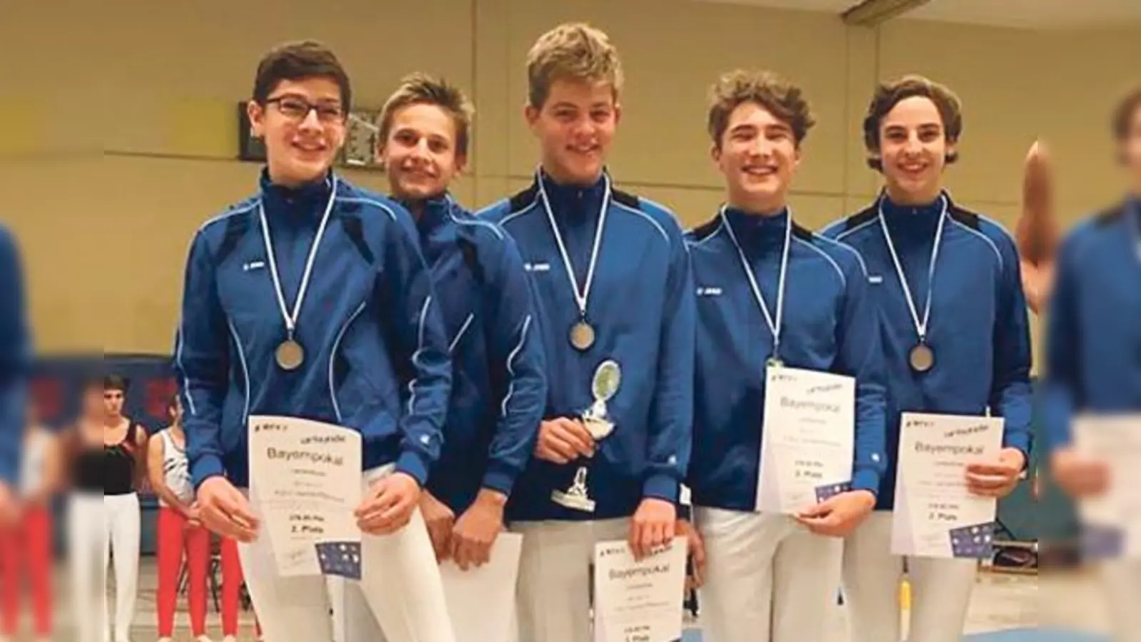 Das oberpfälzische Tirschenreuth war ein gutes Pflaster für die Unterföhringer Turnerjugend: Platz zwei!	 (Foto: Verein)