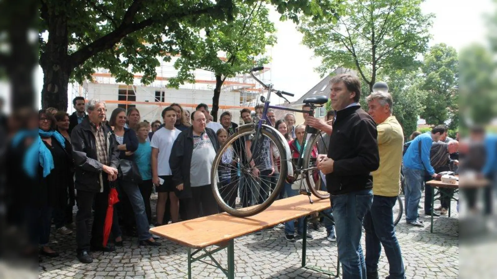 Die Fahrradversteigerung am Freitag, 19. Oktober, wird von Bürgermeister Stefan Kolbe geleitet. (Foto: KA)