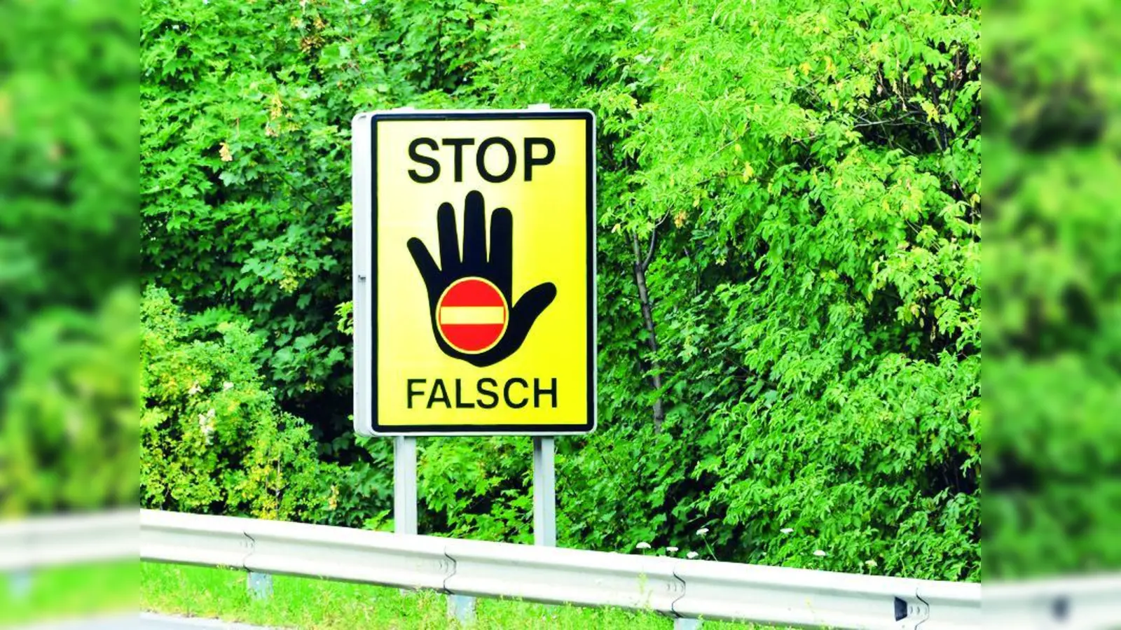 Dieses Schild soll Autofahrer daran hindern, versehentlich falsch auf die Autobahn zu fahren.<br>	 Foto: (Foto: fotolia/ jomare)