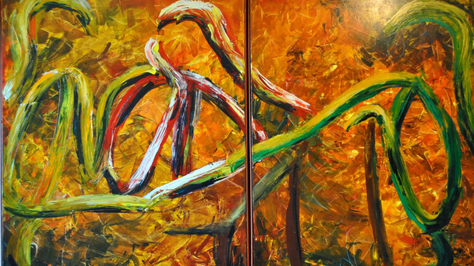 „Im Kaffeehaus” heißt dieses Bild von Rikki Reinwein. (Foto: Rikki Reinwein)