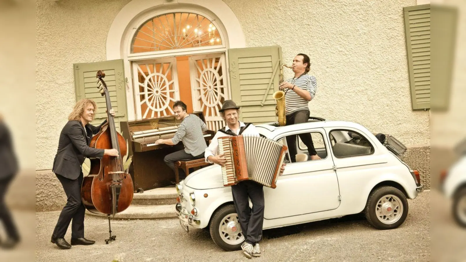 Quadro Nuevo spielt bei der 14. Sommernacht im Burghof der Burg Grünwald auf. Ab dem 27. Juni gibt es Karten für dieses Highlight. (Foto: VA)
