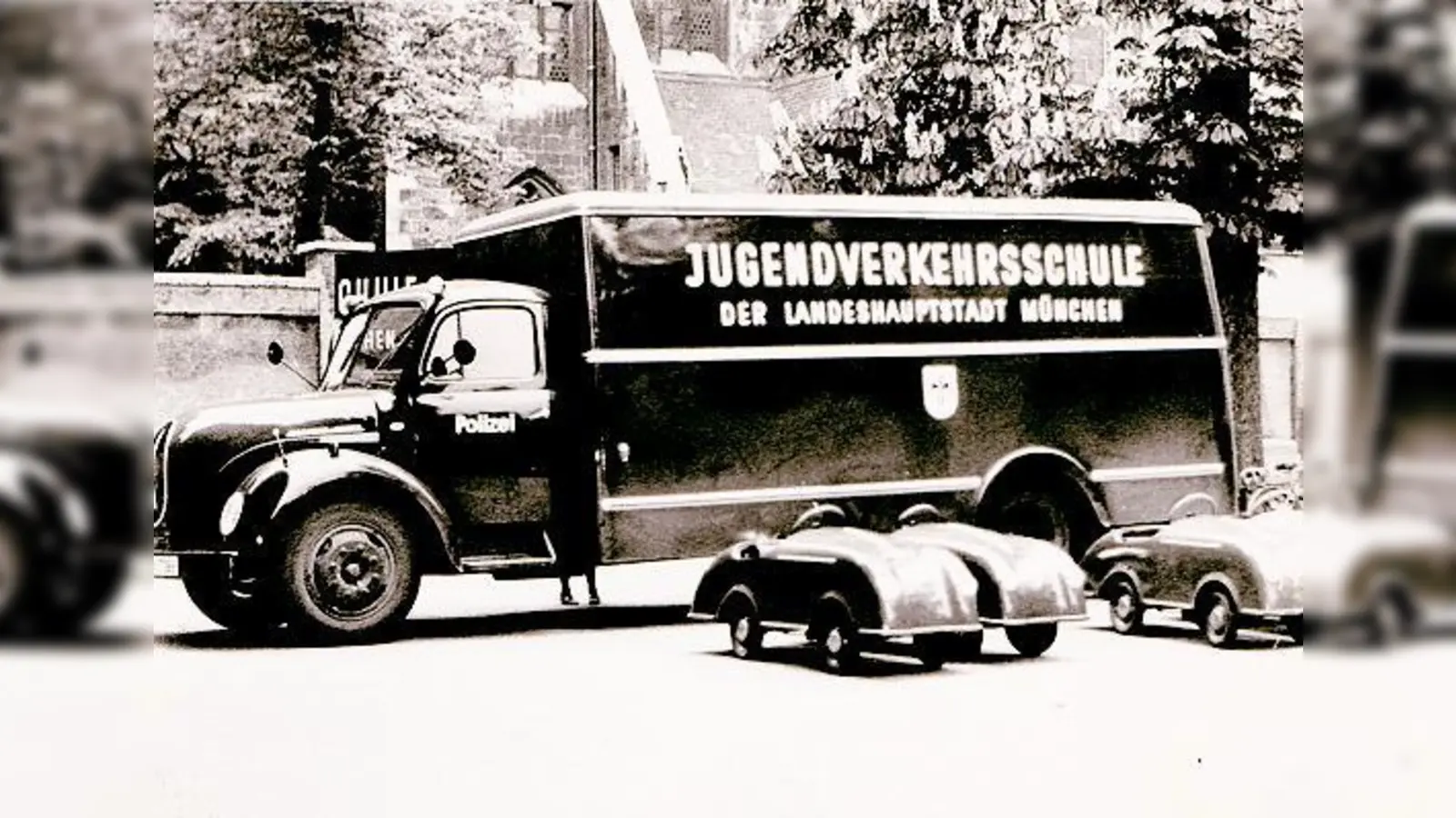 Putzig und wichtig: Die Anfänge der Jugendverkehrsschule.	 (Foto: Polizei)