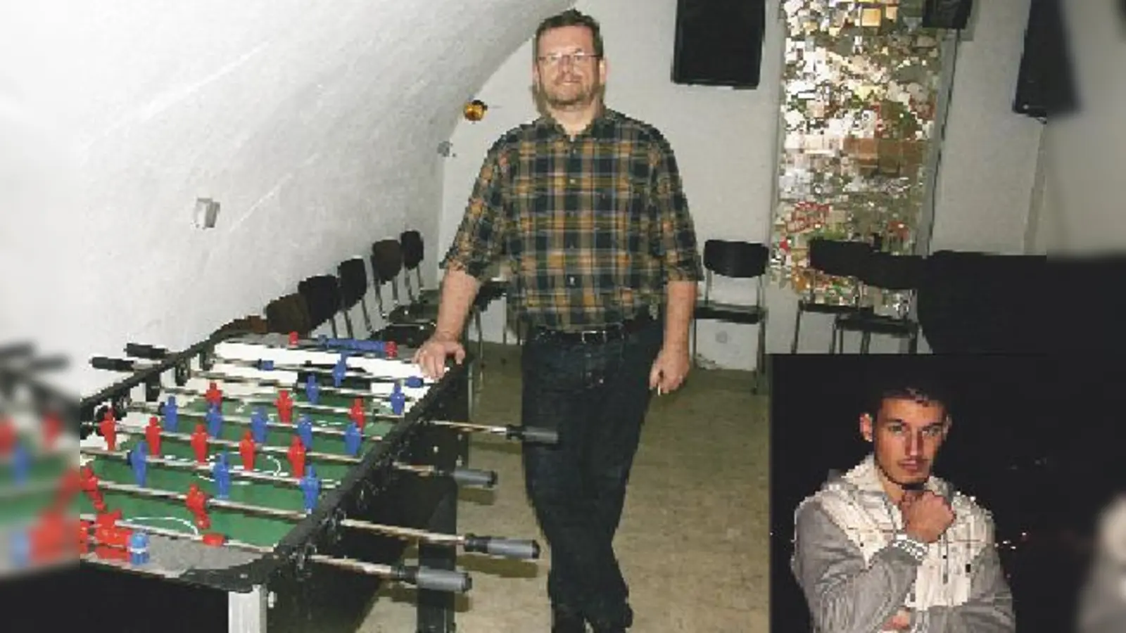 Helmut Gmeinwieser, Leiter des Stadtteilzentrums, stellt Jugendlichen Räume zur Verfügung. Andreas O. (19) weiß, dass es Angebote gibt, nur sind die Öffnungszeiten das Problem.	 (Foto: mka, Privat)