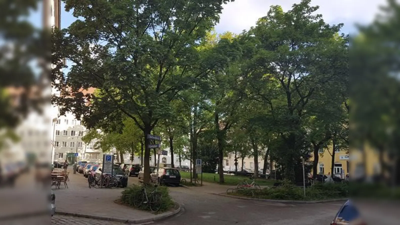 Am Alpenplatz in Obergiesing war im Sommer eine saisonale Fußgängerzone eingerichtet.  (Foto: bs/Archiv)
