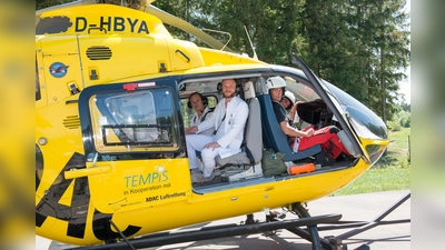 Bereit zum Abheben: Erweist sich ein Schlaganfall im Telekonsil als besonders schwer, heben die Retter in München zum Einsatz vor Ort ab – ganz analog per Heli. (Foto: Klaus Krischock)