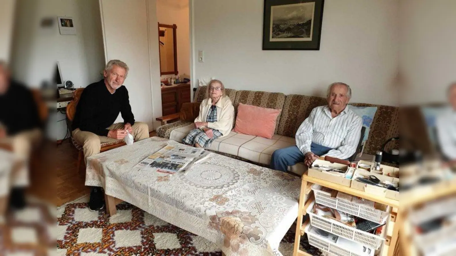 Das Ehepaar Hirschmann aus Planegg bekommt seit drei Jahren täglich kostenlos Essen vom Malteser Menüservice. (Foto: Julia Krill, Malteser)