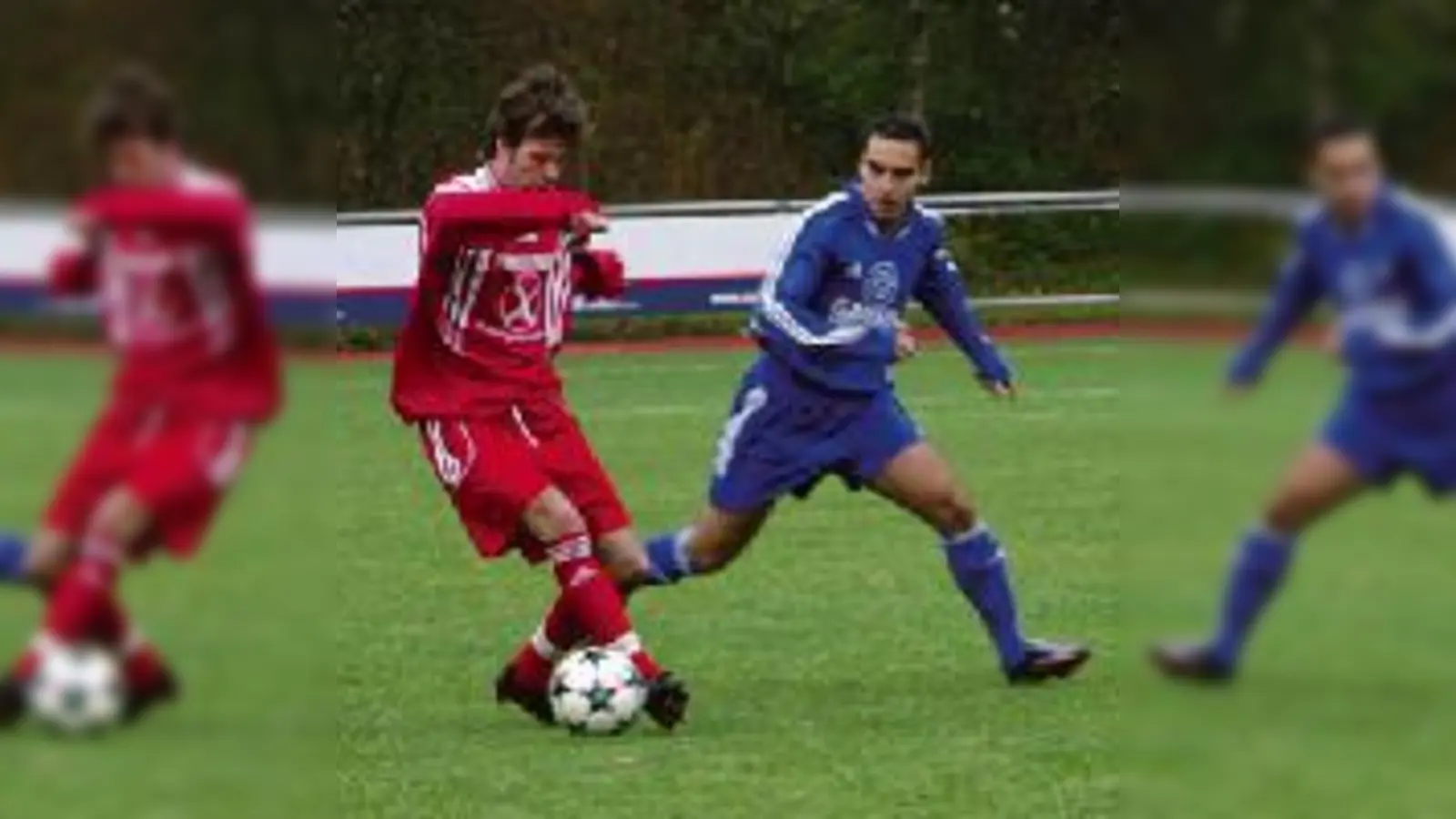 Hinten massiv stehen und vorne Oswald: Der Hallbergmooser Stürmer markierte mit einem beherzten Konter das goldene 1:0 in Aschheim für den VfB. 	 (Foto: ba)