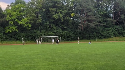 Den großen Sportplatz hatten die Fünftklässler der Georg-Büchner-Realschule einen Abend lang ganz für sich alleine. (Foto: GBR)