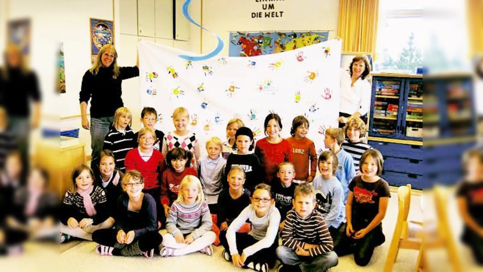 Viel Spaß hatten die Kinder der Keltengrundschule bei der Unicef-Aktion.	 (Foto: Privat)