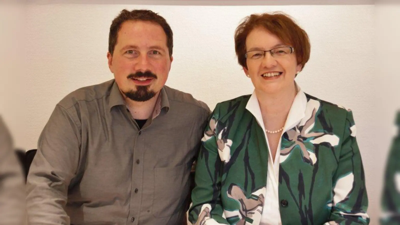Bürgermeisterin Christine Strobl und Bundestagskandidat Bernhard Goodwin. (Foto: SPD)