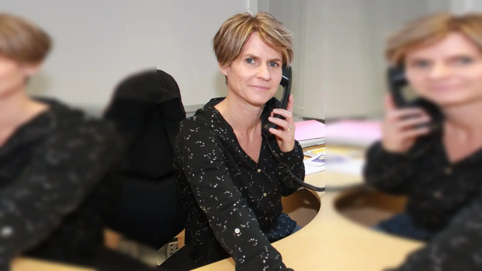 Yvonne Knobloch betreut das kostenlose Beratungstelefon &amp;quot;Pflege und Wohnen&amp;quot;. (Foto: job)