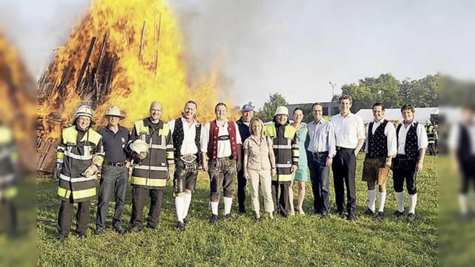Alfred Schwiebert, Horst Metzger, David Kuder, Markus Becker, Sebastian Schall, Lothar Schwiebert, Stephanie Hentschel, Pfarrer Herbert Kellermann, Claudia Tausend, Markus Rinderspacher, Markus Blume, Nick Scharifzadeh, Johannes Haßlberger	 (Foto: Privat)