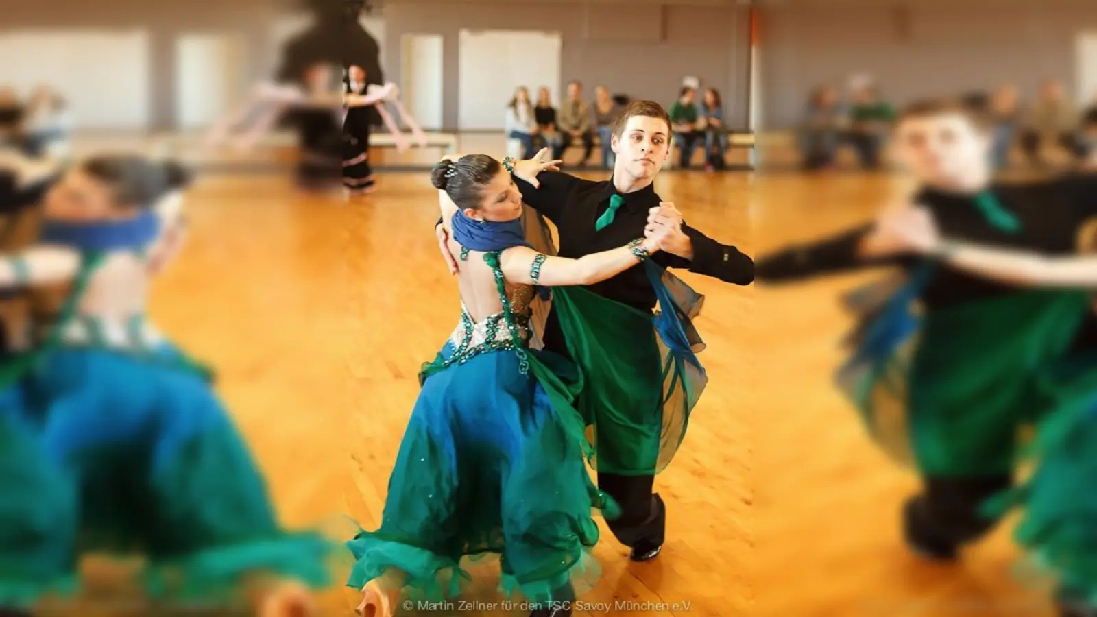 Bayerische Meister der C-Klasse Standard: Luka Njiric und Antonia Bein.	 (Foto: Martin Zeller)