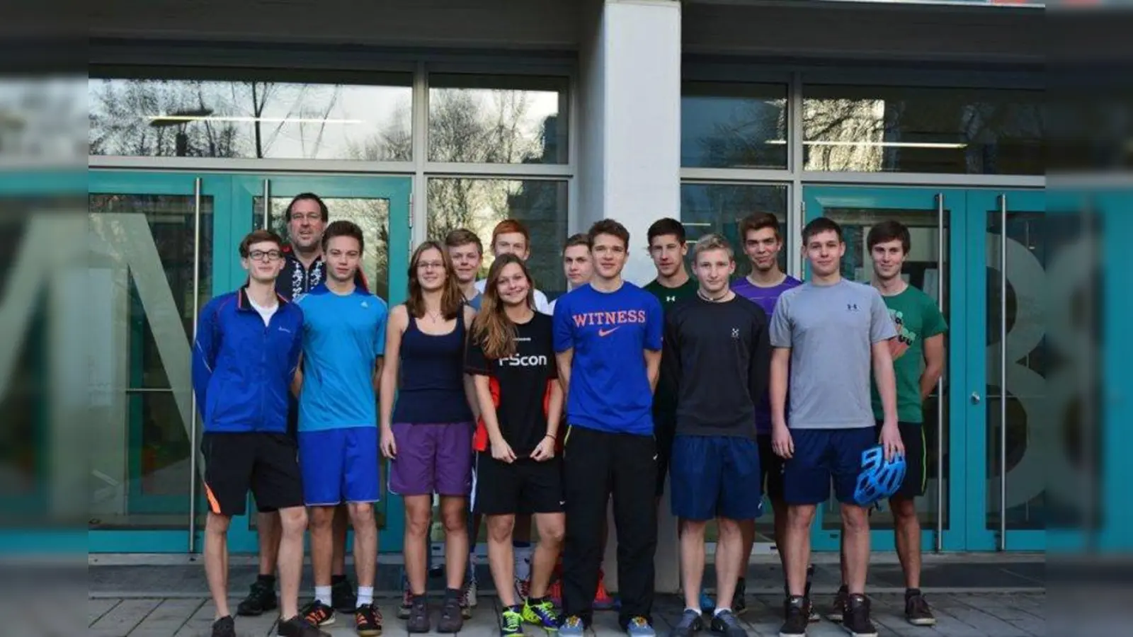 Sportlich in Bestform: Die Schüler des P-Seminars „Trans-Alp”. (Foto: privat)