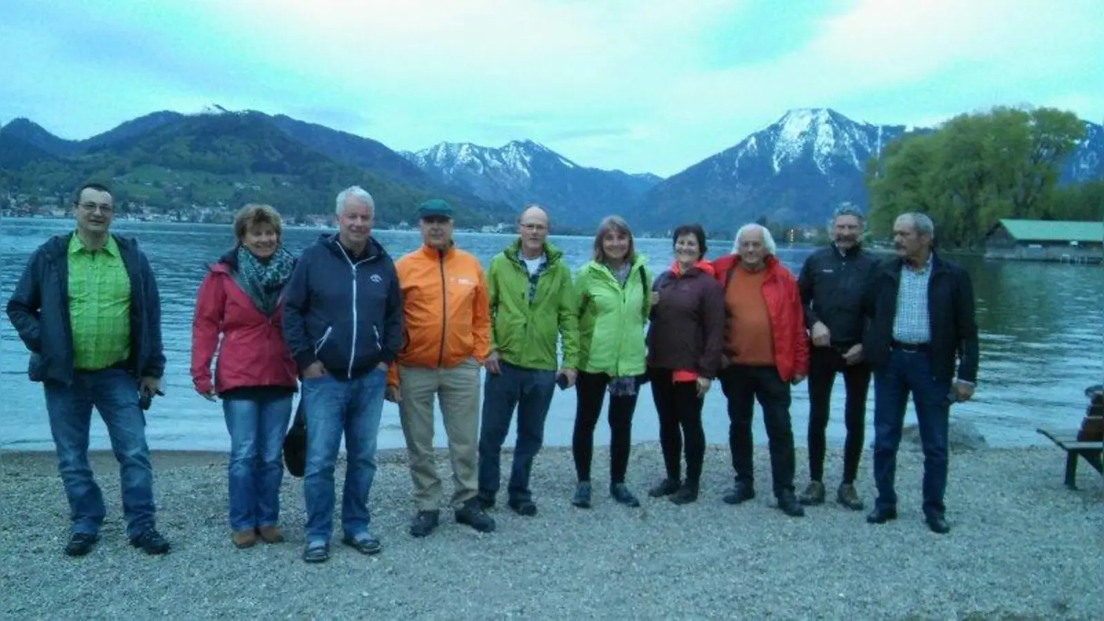 Die Teilnehmer der ADFC-Radltour bei einer Rast. (Foto: ADFC Weilheim-Schongau)