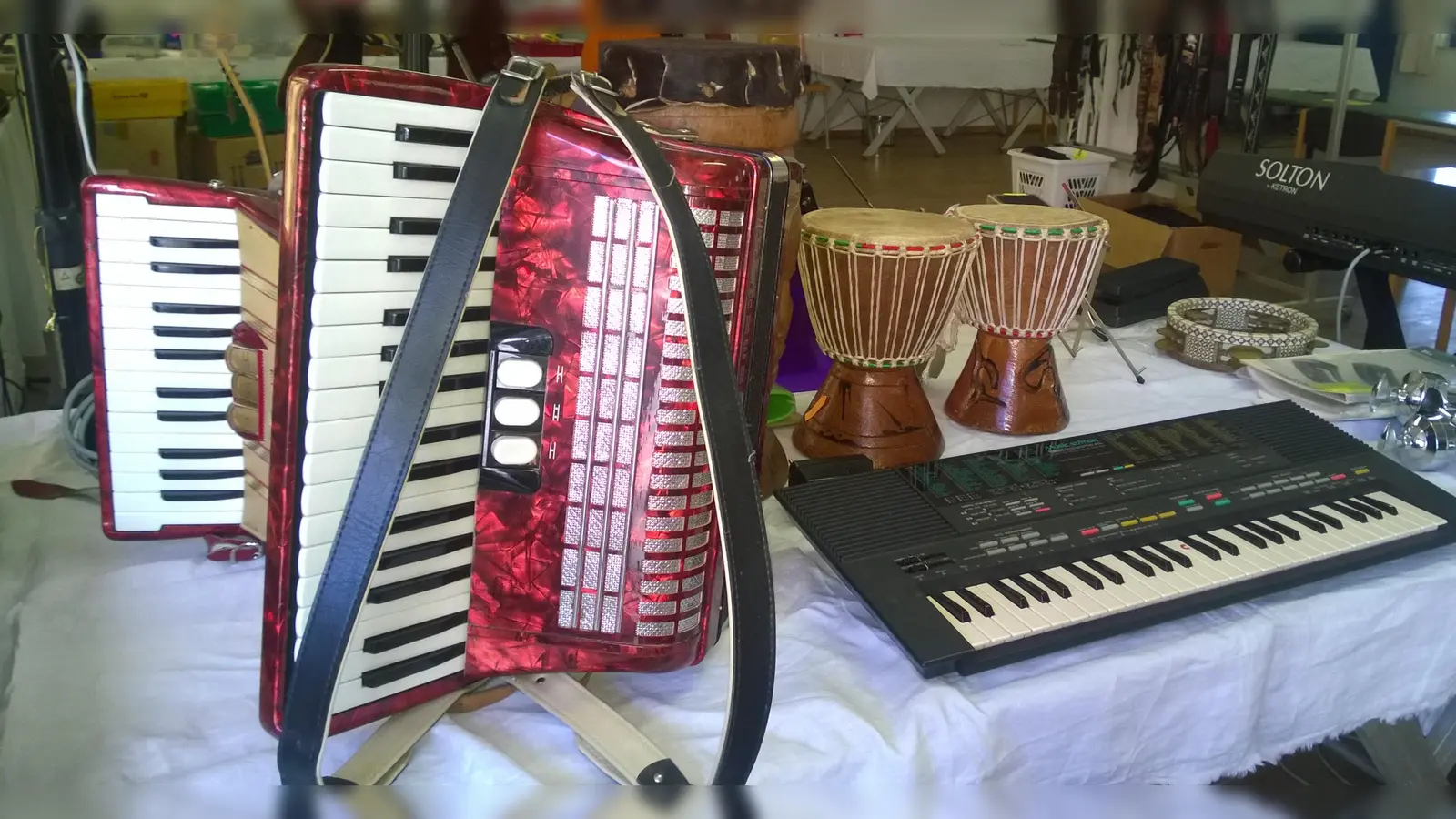 Auf dem Hohenbrunner Musikmarkt kommen Musiker voll auf ihre Kosten. Er findet am 10. November statt. (Foto: VA)