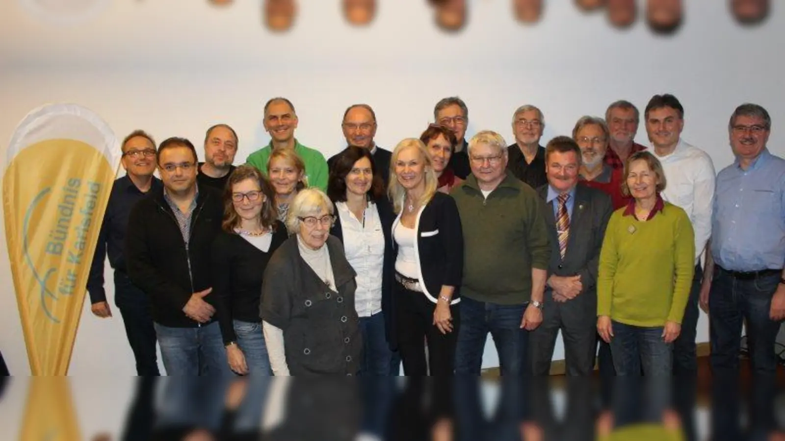 Kommunalwahl 2020: Das „Bündnis für Karlsfeld” hat seine Kandidaten für die Gemeinderatsliste aufgestellt. (Foto: Bündnis für Karlsfeld)