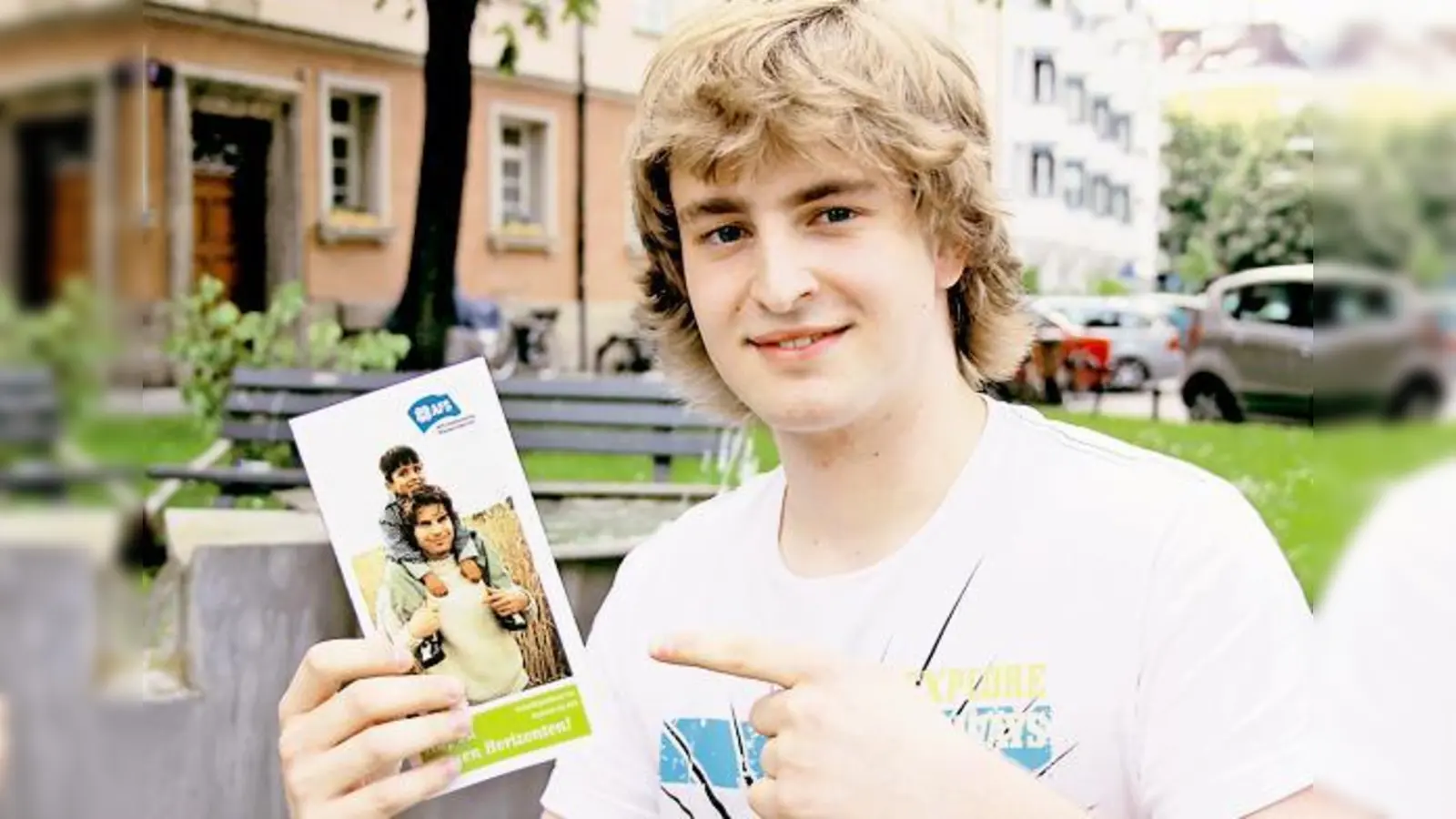 Ganz schön mutig: Der 19 Jahre alte Schwabinger Abiturient Jakob Vorwerk leistet über »AFS« ein Jahr Zivildienst als Assistenzlehrer in Indien. 	 (Foto: ko)