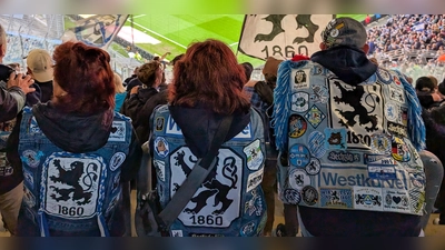 1860-Wahlspruch: Einmal Löwe, immer Löwe.. (Archivbild: M. Forster)