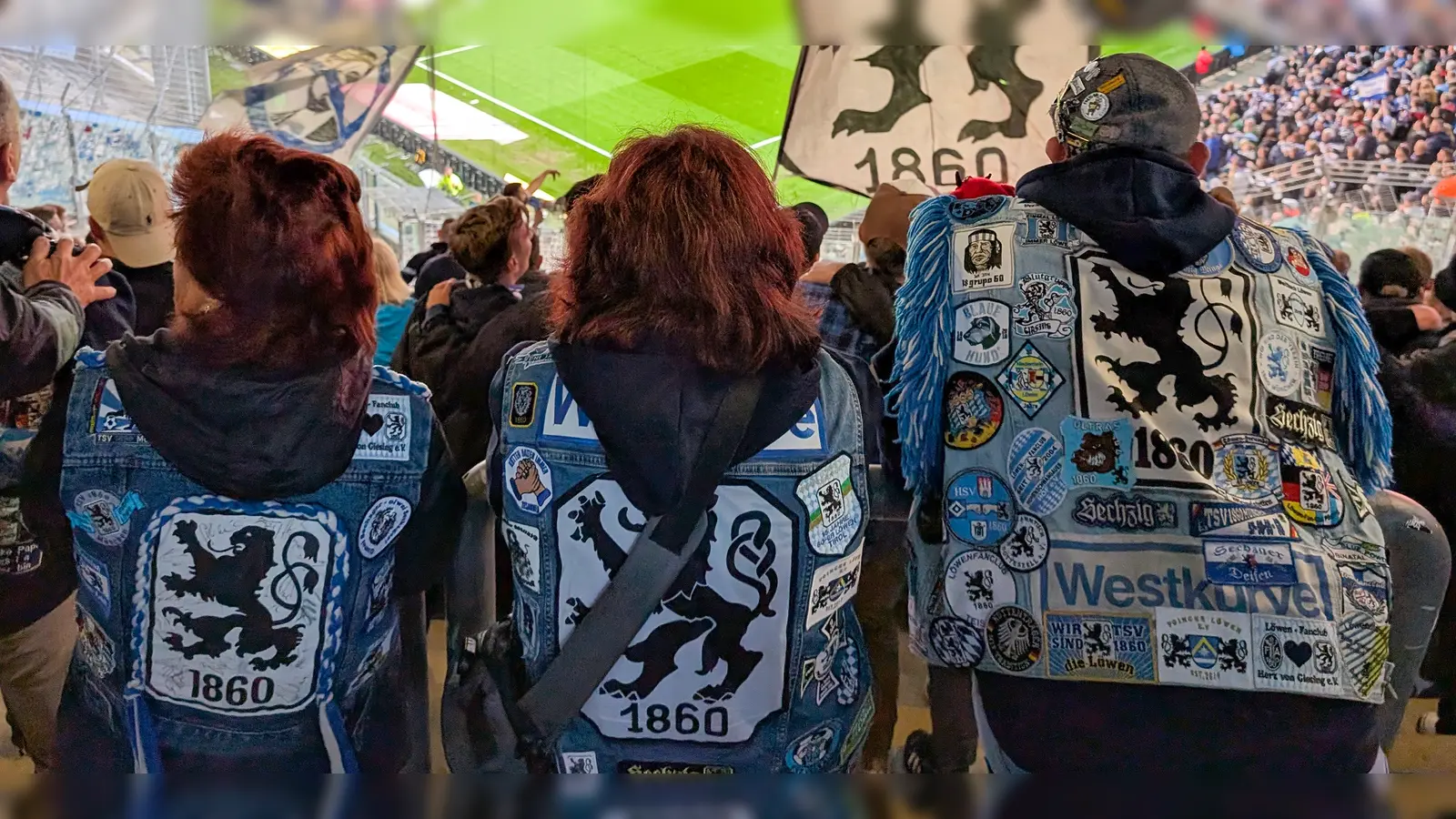 1860-Wahlspruch: Einmal Löwe, immer Löwe.. (Archivbild: M. Forster)