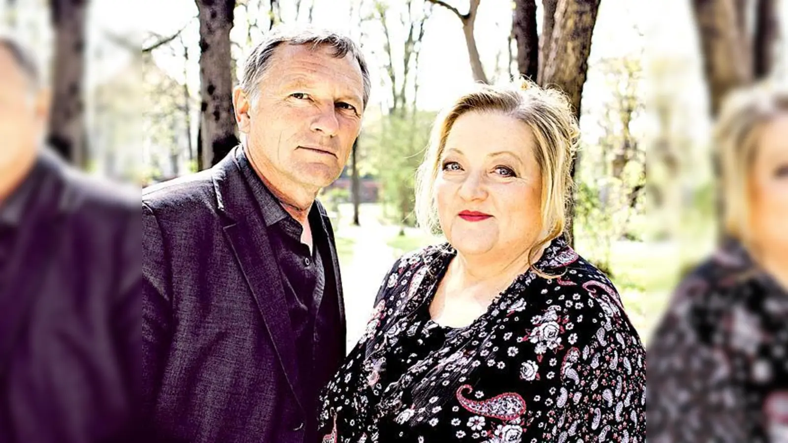 Sterbelieder fürs Leben bieten Marianne Sägebrecht und Josef Brustmann am 23. November. 	 (Foto: VA)