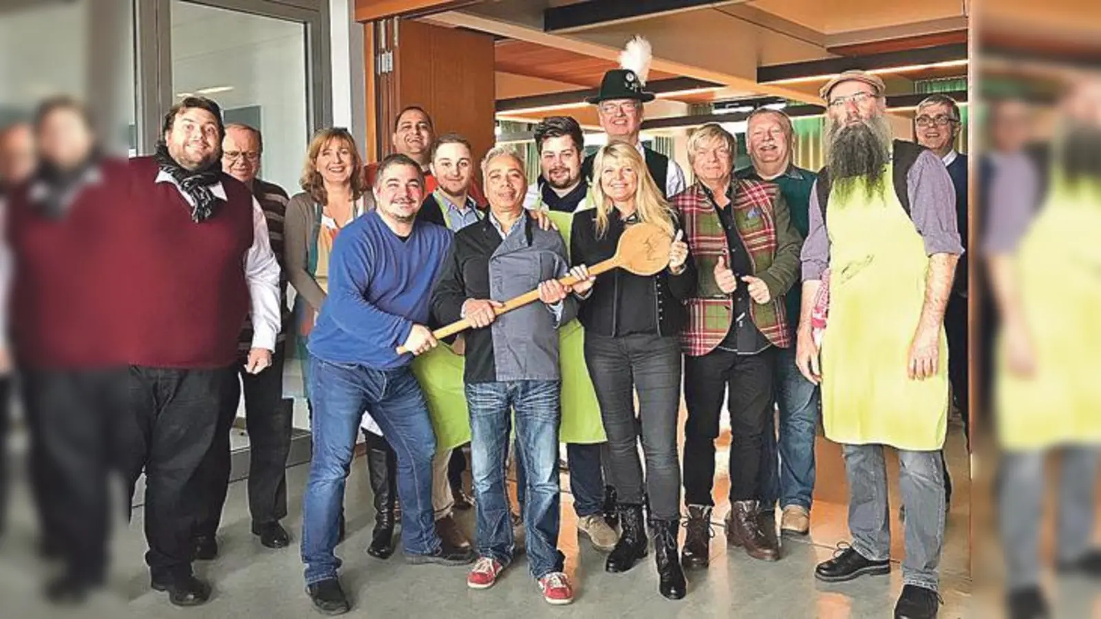 Insgesamt 120 Gäste erfreuten sich heuer an den Eintopf- gerichten in Bio-Qualität.	 (Foto: Marie Kowoll)