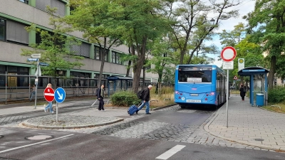 Die Polizei lehnt eine permanente Kontrollstelle zur Überwachung des Durchfahrtverbots am „Stöpsel“ ab. (Foto: kö)