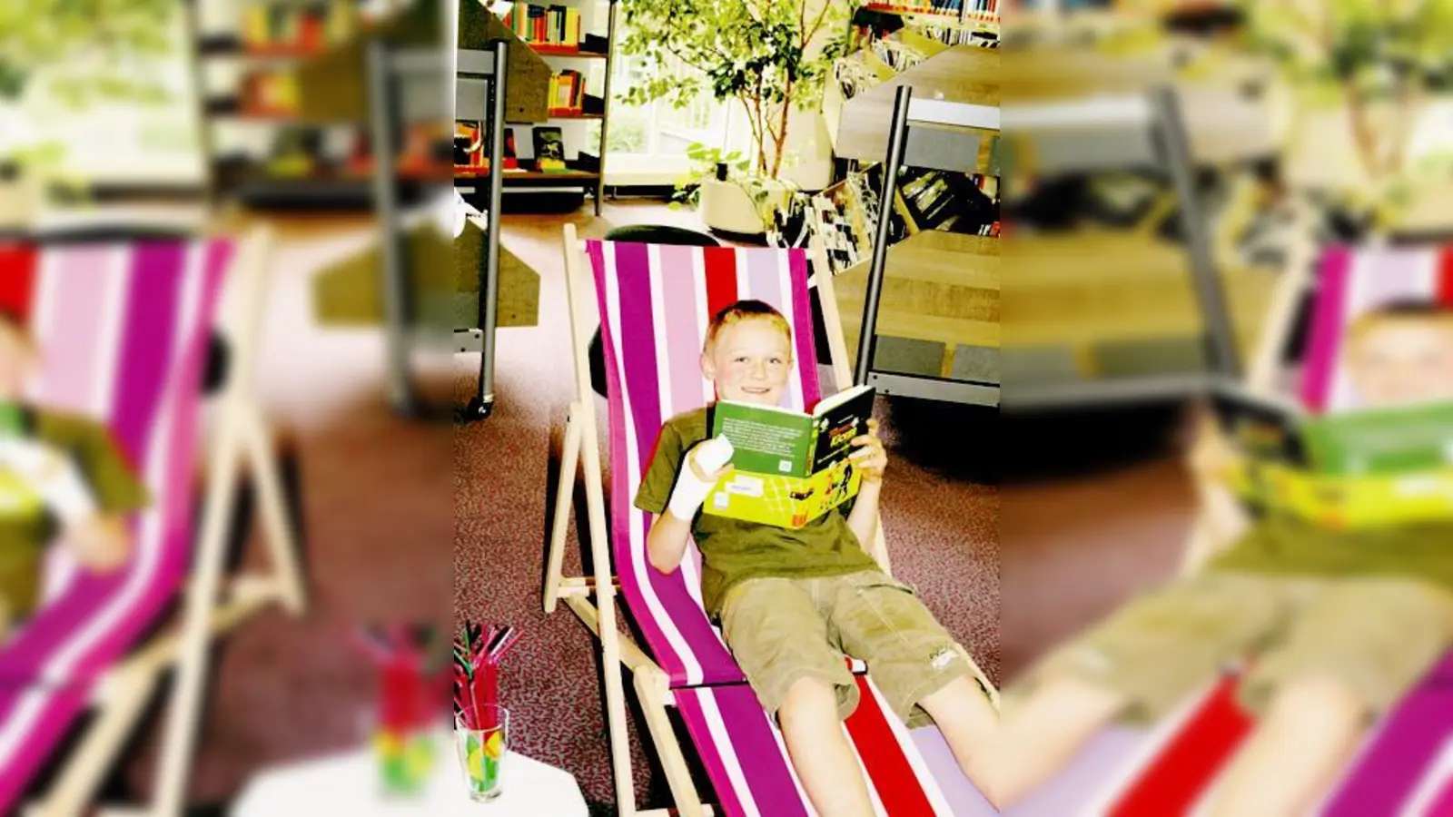 Kleine Lesefüchse wie dieser junge Bibliotheksbesucher freuen sich auf den Sommerleseclub.  (Foto: hw)
