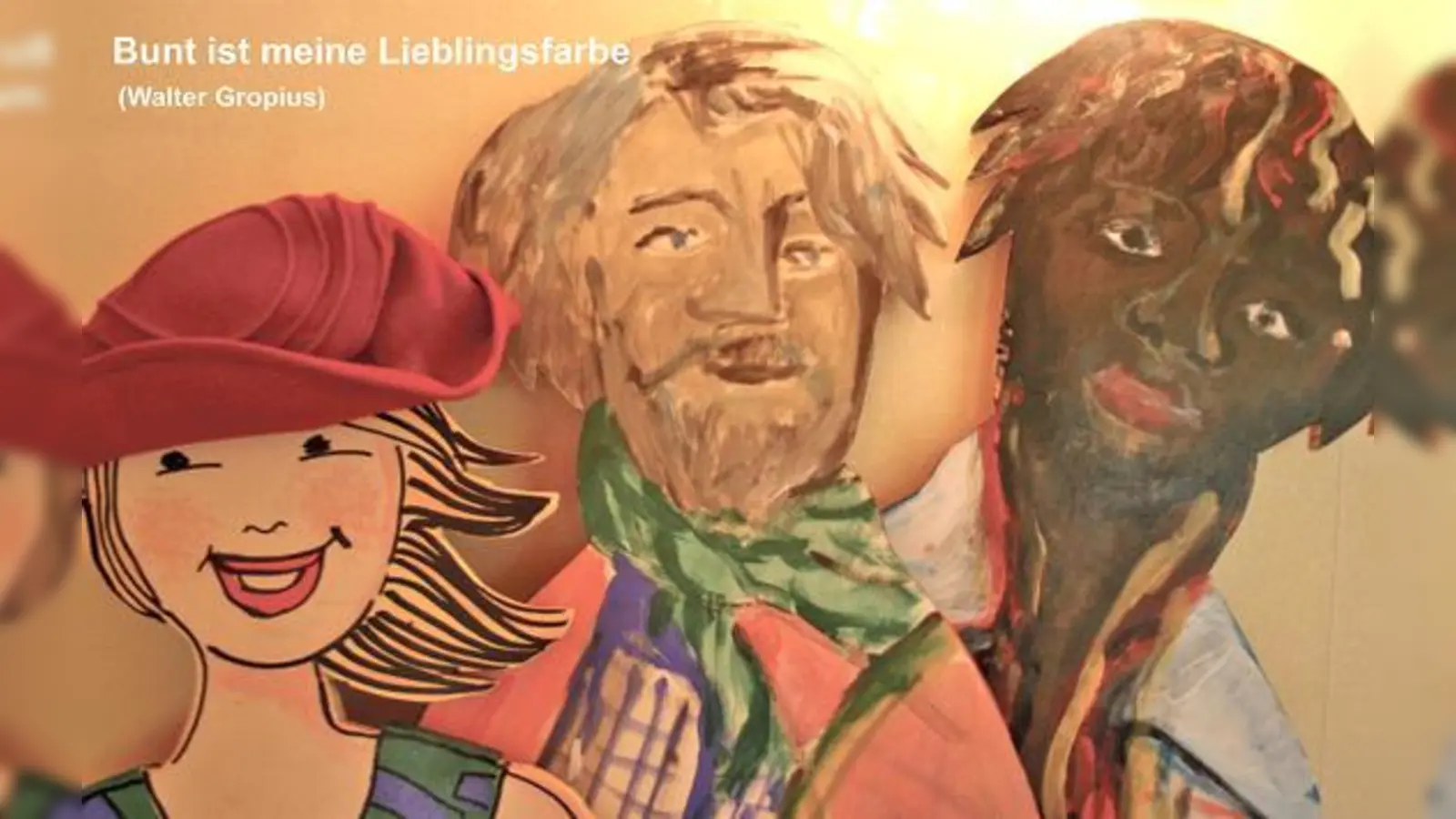 »Bunt ist meine Lieblingsfarbe« ist ein Zitat des Bauhaus-Architekten Walter Gropius und Motto der Ausstellung der »Linie 1«.	 (Foto: VA)