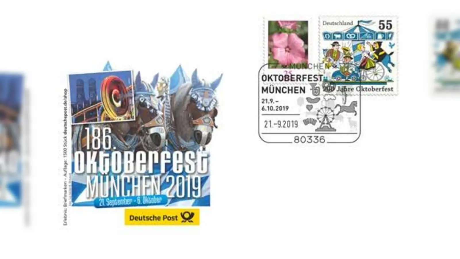 Während des Oktoberfestes gibt es einen besonderen Poststempel für einen Gruss an seine Lieben. (Foto: VA)