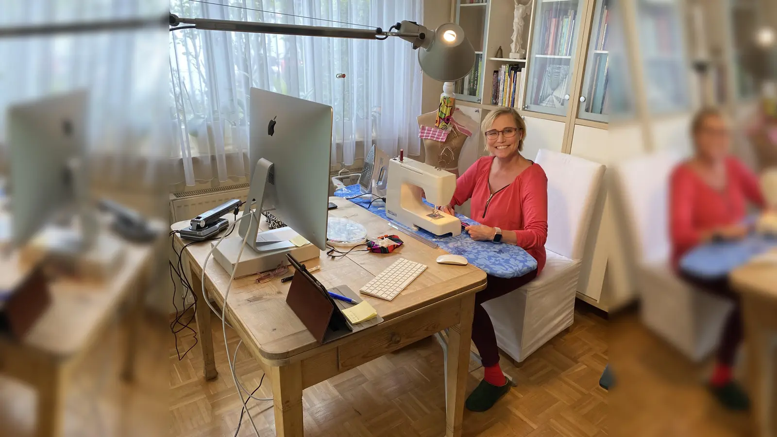 Der kostenlose Live-Online-Kurs "Community-Masken" findet am Sonntag, 10. Mai von 10.00 bis 11.30 Uhr mit Kursleiterin Petra Rhinow statt. (Foto: vhs Eching)