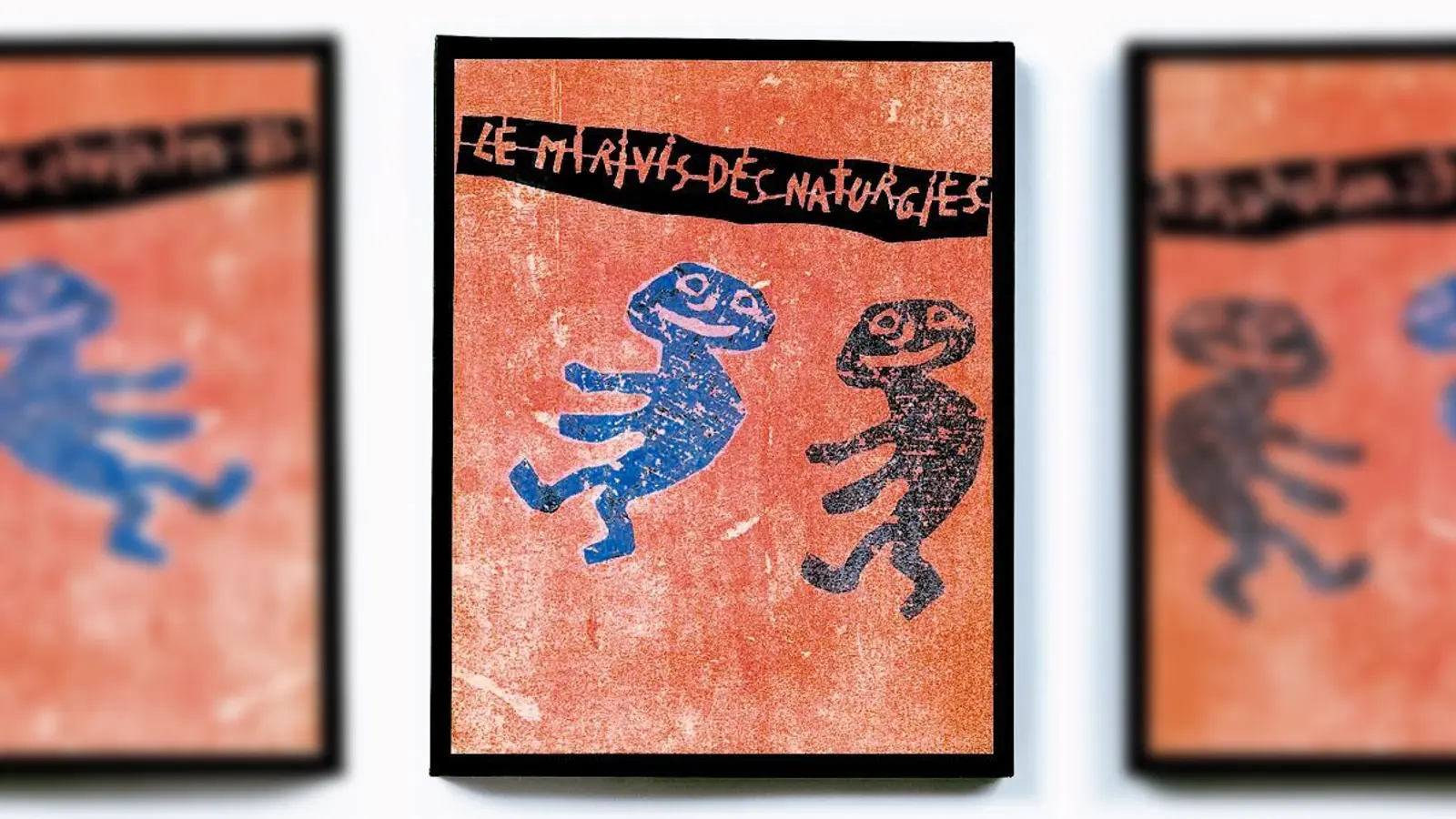 Illustrierter Umschlag von Dubuffets »Le Mirivis des Naturgies« 1962. 	 (Foto: Archives Fondation 	Dubuffet, Paris)
