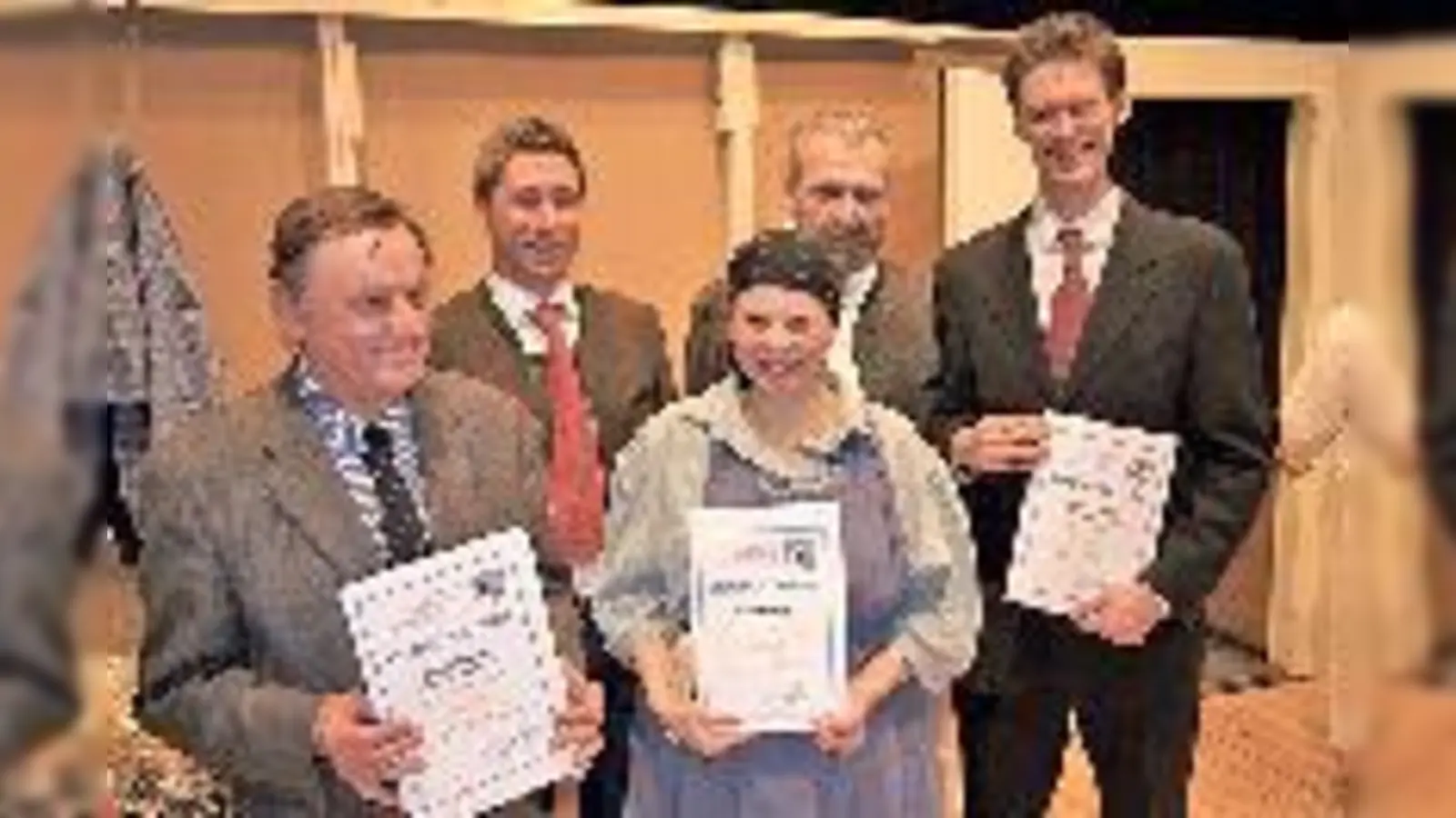 Dieter Bürger, Bürgermeister Christoph Böck, Uschi Klodner, Jürgen Schober und Andreas Huber. 	 (Foto: VA)