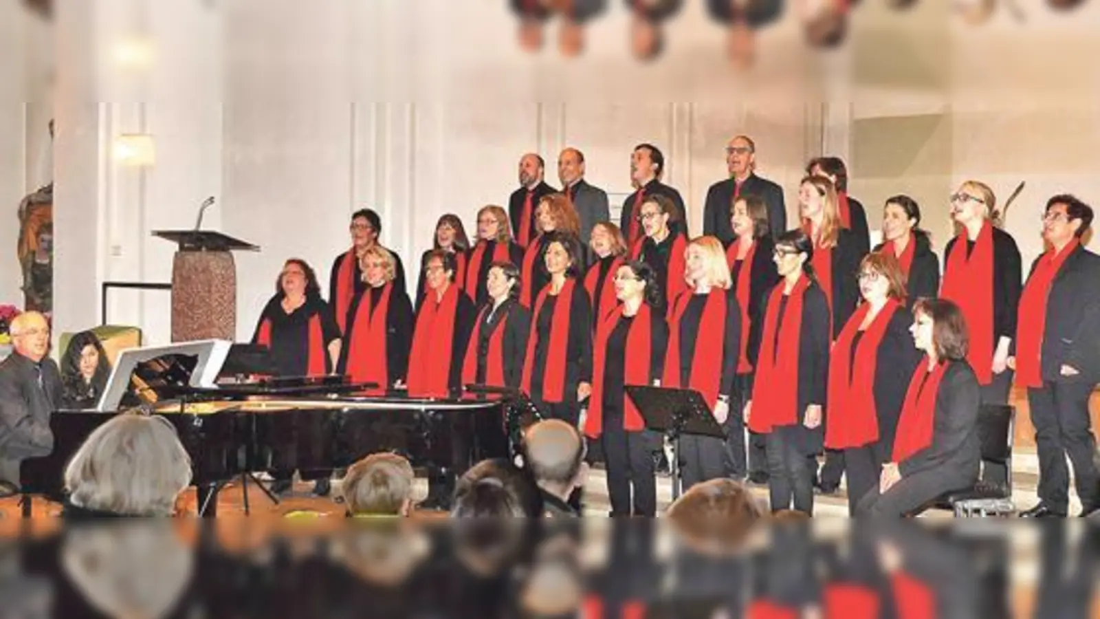 Die »Emmeram Singers« singen am 11. November in ihrer Heimatkirche St. Emmeram.    (F.: VA)