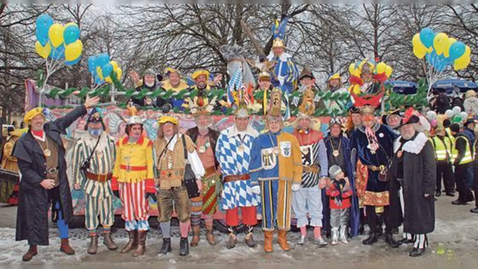 Neben den Damischen Rittern ziehen diverse weitere Narrengruppen durch die Münchner Innenstadt am Sonntag.  (Foto: VA)