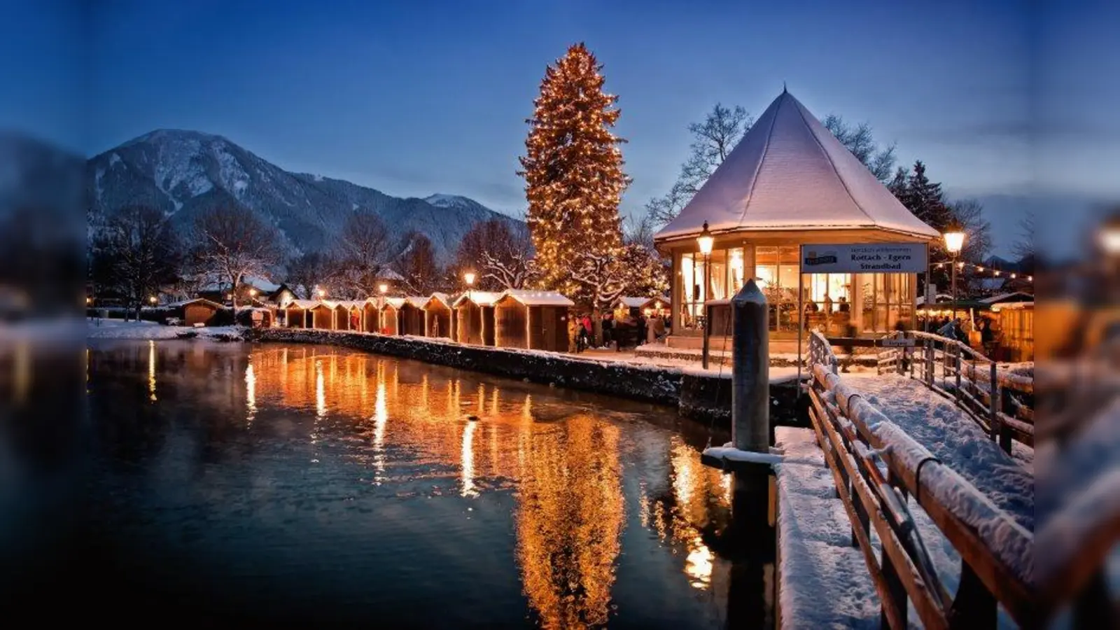 Vom Christkind empfohlen: <br>Der Tegernseer Adventszauber vor einer der schönsten Naturkulissen Oberbayerns (Foto: Foto: TTT/Stefan Schiefer/digitphotos.de)