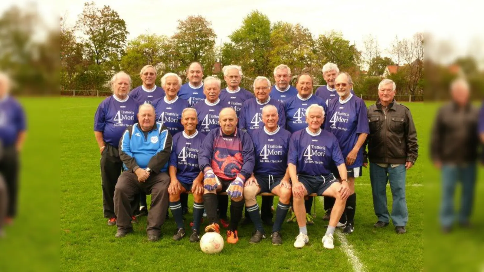 Die Ü60-Mannschaft des FC Neuhadern freut sich auf viele Besucher und neue Mitspieler. (Foto: FC Neuhadern)