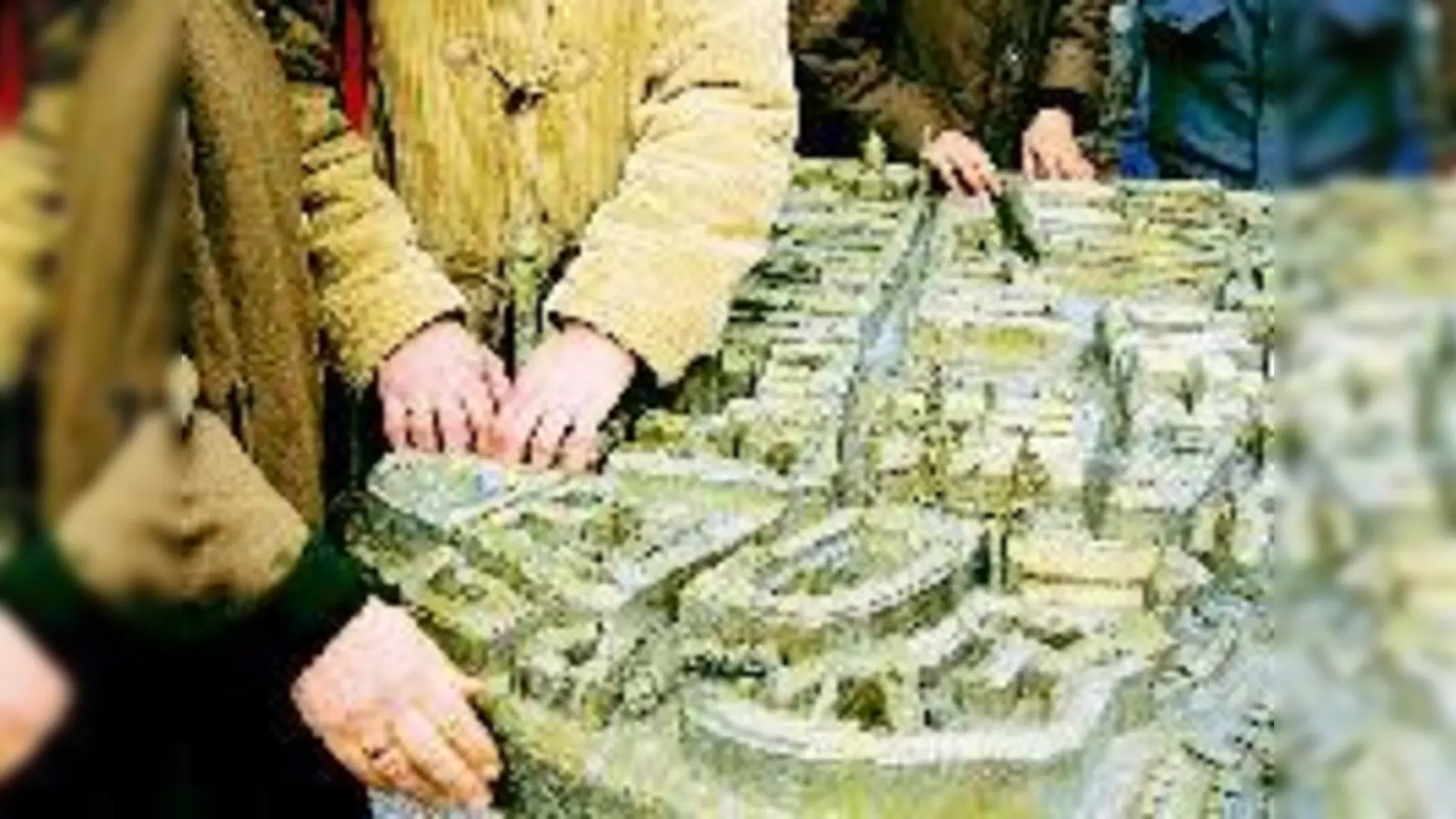 Im Maßstab 1:500 kann ab sofort München ertastet werden.	 (Foto: ras)