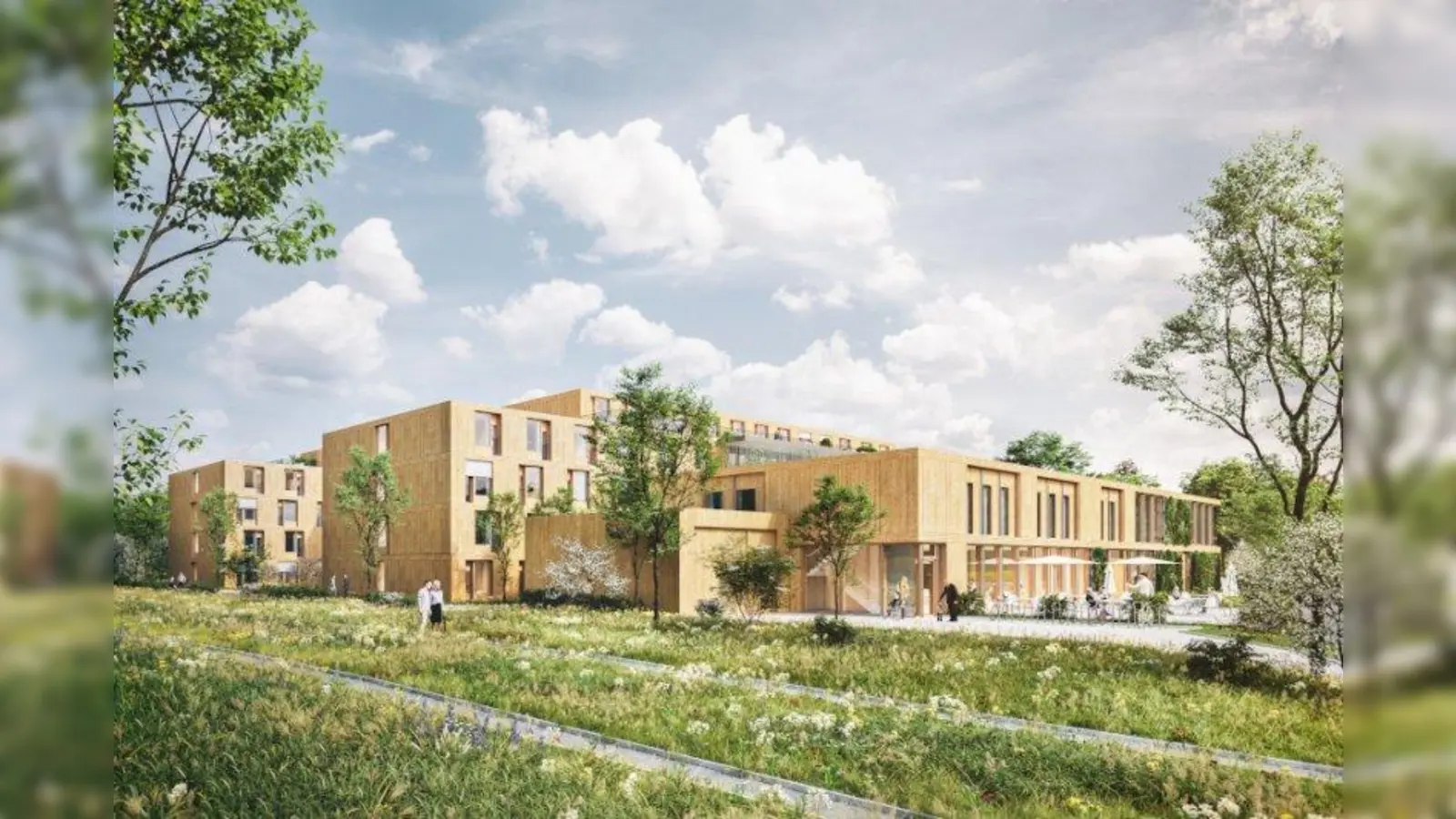 Fertigstellung für 2023 geplant: So soll das neue Senioren- und Pflegeheim in der Franz-Nißl-Straße aussehen. (Foto: Münchenstift GmbH / Nickl & Partner Architekten)